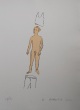 Stephan Balkenhol - Lithographie - sign./num./dat. - Aufl. 60 - 2001 verkocht voor € 350!
