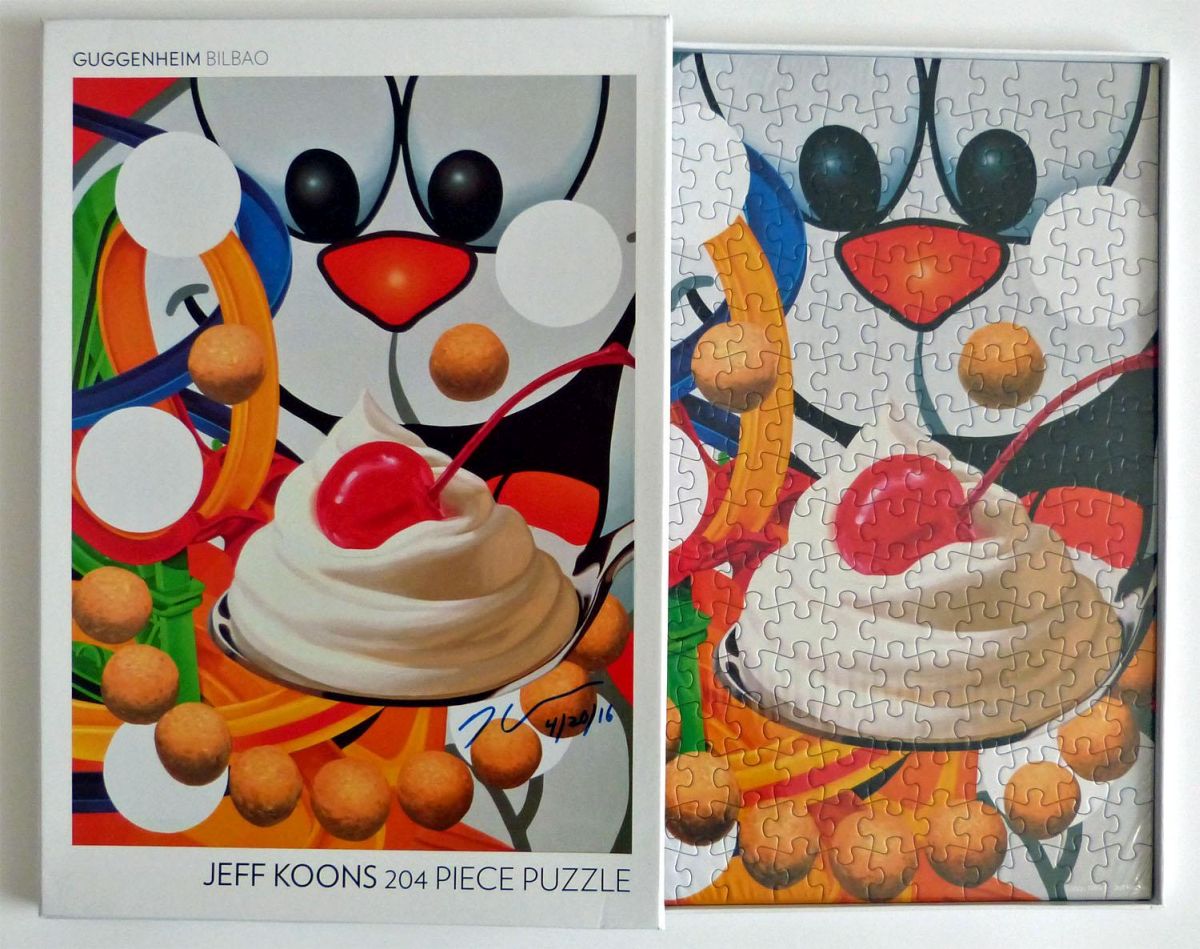 Jeff Koons - Loopy - Puzzle Multiple - SIGNIERT verkocht voor € 500!