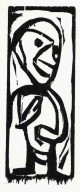 Christan Rohlfs - MÄNNCHEN II - 1922 OriginalHolzschnitt des ENTARTETEN EXPRESSIONISTEN d.PREUßISCHEN AKADEMIE BERLIN verkocht voor € 44!