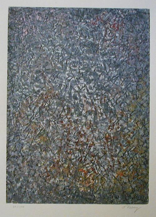 Mark Tobey - Mark Tobey - Transformation - Farbsiebdruck - handsigniert verkocht voor € 240!