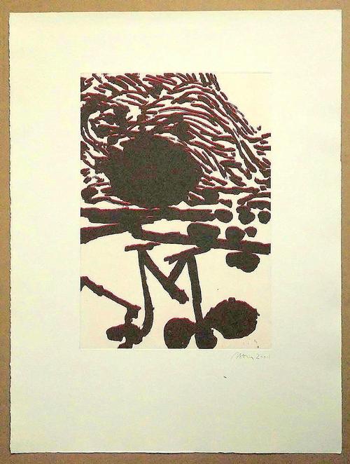 Martin ASSIG - MARTIN ASSIG handsign. top Orig-Graphik im typischen Assig-Stil SEHR MARKANTES MOTIV !!! verkocht voor € 110!
