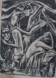 Karl Hofer - Masken, Lithografie 1917/18 verkocht voor € 100!
