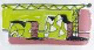 Karl-Horst Hödicke - MAUERBLUMEN - Original-Farbsiebdruck, 1988, signiert, datiert + numeriert, Riesenformat, Auflage: 50 verkocht voor € 450!