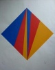 Max Bill - Max Bill Farblithographie signiert, datiert 88, nummeriert 89/200 verkocht voor € 190!