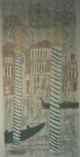 Max Peiffer Watenphul - Max Peiffer-Watenpuhl: Venedig-Blick auf den Canale Grande, 1968, OFL verkocht voor € 380!