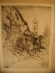 Peter von Halm - Meersburg, Radierung, signiert und numeriert, REDUZIERT verkocht voor € 55!