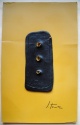 Lucio Fontana - Mischtechnik - Unikat - Terrakotta Relief auf Karton - Handsigniert verkocht voor € 1200!