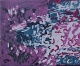 Franz Alfred Theodor Winter Fathwinter - Mit Violett geordnet, Linoldruck 1956 verkocht voor € 40!