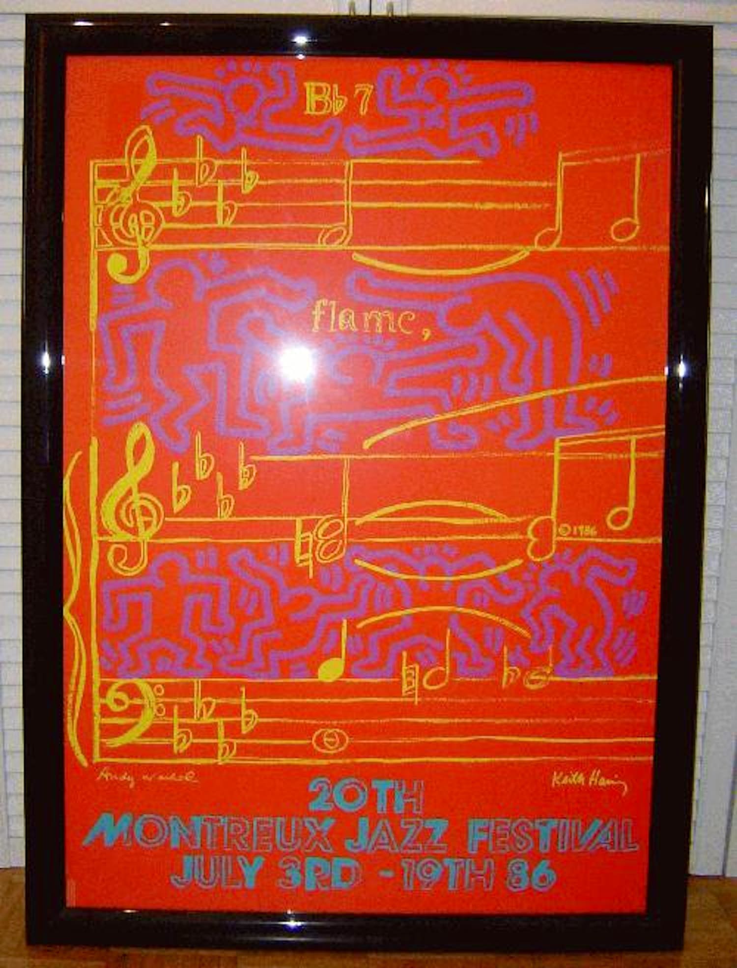 Keith Haring - Montreux Jazz Festival kopen? Bied vanaf 350!