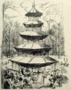 Rudolf Grossmann - : München, Englischer Garten, am chinesischen Turm, Original-Lithografie verkocht voor € 140!
