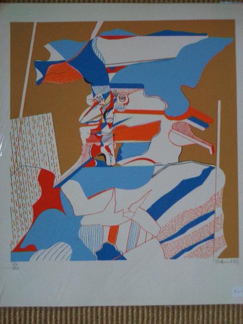 Simon Dittrich - Münchhausen, Siebdruck 1969 verkocht voor € 100!