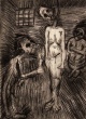 Else Meidner - Nachtasyl, Radierung 1925 verkocht voor € 350!