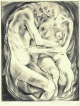 Michel Fingesten - Nacktes sitzendes Paar.Orig.Radierung,handsigniert u.num. verkocht voor € 195!