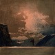 Wolfgang Werkmeister - Nordischer Himmel, 1978. Handsignierte Aquatintaradierung von Wolfgang WERKMEISTER (*1941 D) verkocht voor € 90!