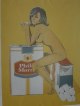 Mel Ramos - Nude on Philipp Morris Offsetdruck orig. signiert verkocht voor € 79!