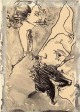 Daniel Richter - OffsetLithographie, handsigniert & datiert 1992, zu OVID die Liebeskunst", verkocht voor € 45!