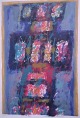 Gerhard Wendland - Ohne Titel, Farbsiebdruck, 1963 verkocht voor € 70!