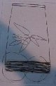 Jurgen Partenheimer - Ohne Titel, Radierung (2 Farben) 1986 verkocht voor € 100!