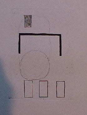 Jurgen Partenheimer - Ohne Titel, Radierung von 1986 verkocht voor € 130!