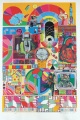Eduardo Paolozzi - ohne Titel, Siebdruck/Collage 1971 verkocht voor € 200!