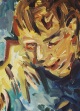 Barbara Quandt - Öl auf Leinwand, 1984,signiert und datiert, Unikat, 35x30 cm verkocht voor € 350!