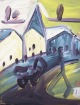 Hacky Ritzerfeld - Öl / Acryl auf Holz Nr. 214 verkocht voor € 180!