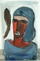 Hacky Ritzerfeld - Öl / Acryl auf Leinwand Nr. 272 verkocht voor € 290!