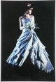 Jens Goethel - Orig. Color Photographie 1994, "Carla Bruni- Sarkozy, Versace Show&quot; signiert & datiert verkocht voor € 40!