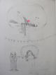 Horst Eckert Janosch - orig. Farb-Radierung von 1978, handsigniert verkocht voor € 60!