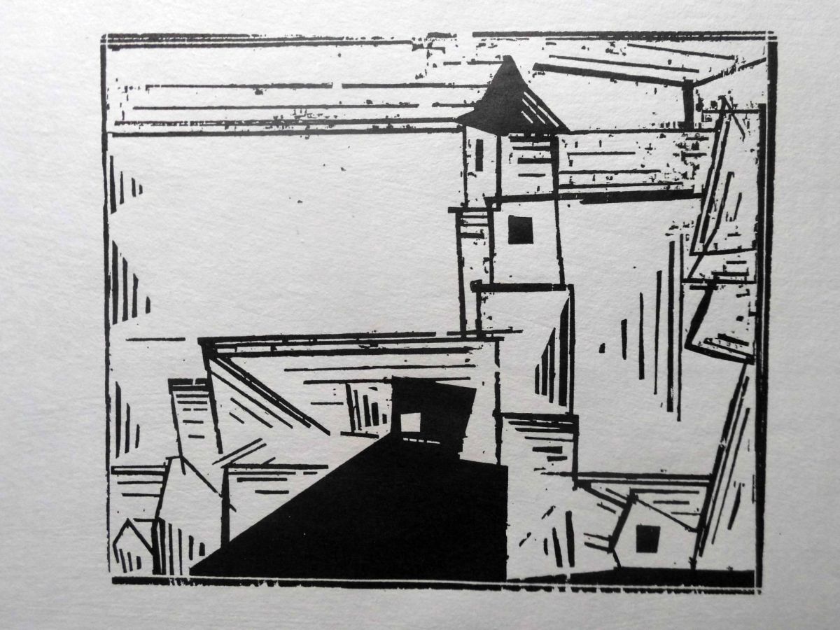 Lyonel Feininger - orig. Holzschnitt, posthumer Abzug von 1978 verkocht voor € 195!