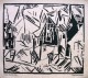 Lyonel Feininger - orig. Holzschnitt von 1919 verkocht voor € 200!