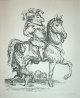 A. Paul Weber - Orig. Lithographie 1978,sign., "Der stolze Kasper&quot; verkocht voor € 230!