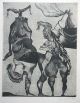 Heinz Knoke - Orig. Radierung 1966, signiert, GAUKLER verkocht voor € 50!