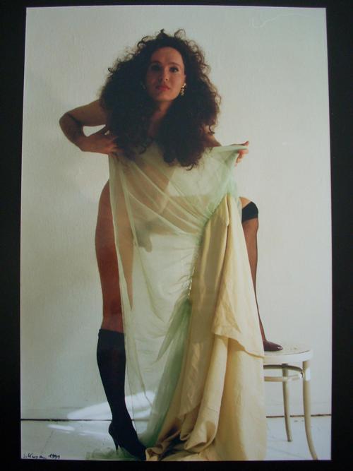 Sabine Kasan - Original-Farbfotographie von 1991, signiert und datiert verkocht voor € 125!