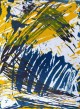 Bernd Zimmer - Original-Farblinolschnittt - Komposition o.T. - Probedruck auf Bütten - Handsigniert - Expl. 1/10 verkocht voor € 200!