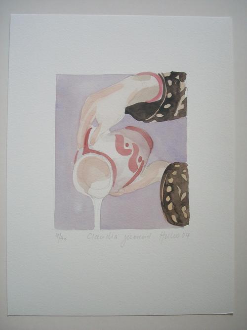 Thomas Huber - Original-Farblithographie von 2004, sign., nummeriert, datiert und betitelt, Auflage nur 40 Ex. verkocht voor € 175!