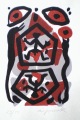 A.R. Penck - Original - Farbserigrafie 1995, Auflage 40 Exemplare auf Bütten verkocht voor € 650!