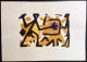 A.R. Penck - Original - Farbserigrafie 1995, Auflage 40 Exemplare auf Bütten verkocht voor € 650!