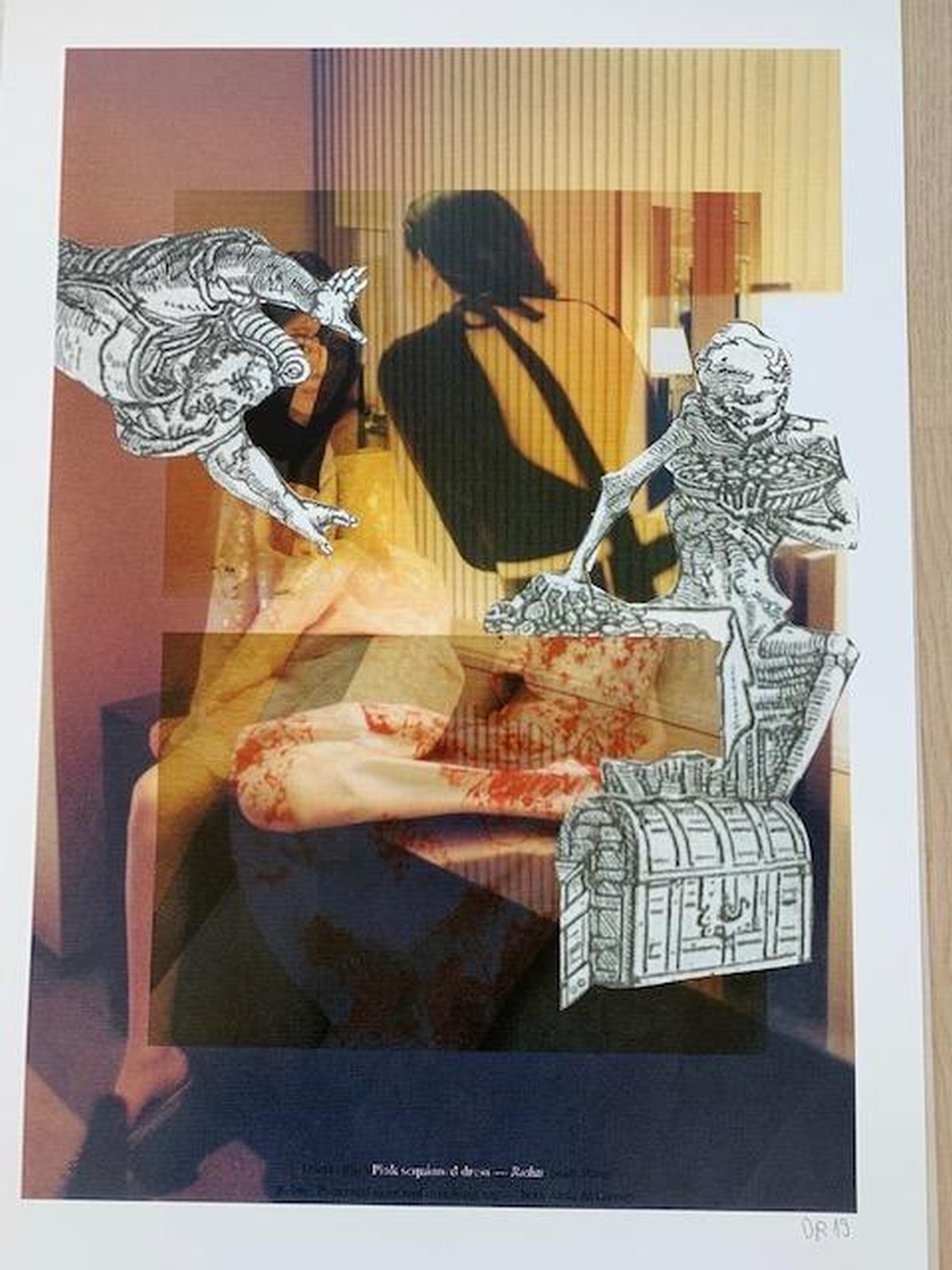 Daniel Richter - Original Farbsiebdruck verkocht voor € 280!