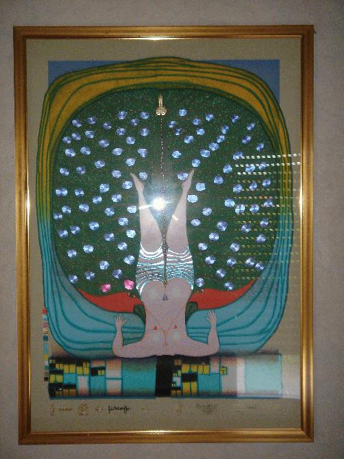 Fritz Hundertwasser - Original Graphik Hundertwasser / Schröder-Sonnenstern, "Hommage an Schröder-Sonnenstern" 1 kopen? Bied vanaf 1250!