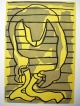 Pidder Auberger - Original-Holzchnitt-Nr. HS176 v0n 2004, verso handsigniert, datiert und bezeichnet verkocht voor € 95!