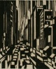 Max Thalmann - Original Holzschnitt 10 aus 'Amerika im Hozschnitt' von 1924, handsigniert + bezeichnet: Probedruck verkocht voor € 99!
