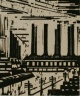 Max Thalmann - Original Holzschnitt 24 aus 'Amerika im Holzschnitt' von 1924, handsigniert + bezeichnet: Probedruck verkocht voor € 99!