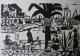 Harald Duwe - Original Holzschnitt, signiert, Rapallo 1955 verkocht voor € 180!