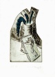 Albert Merz - Original-Kaltnadelradierung von 1984, handkoloriert, kleine Auflage, Ex.-Nr. 4/18 (!) verkocht voor € 175!