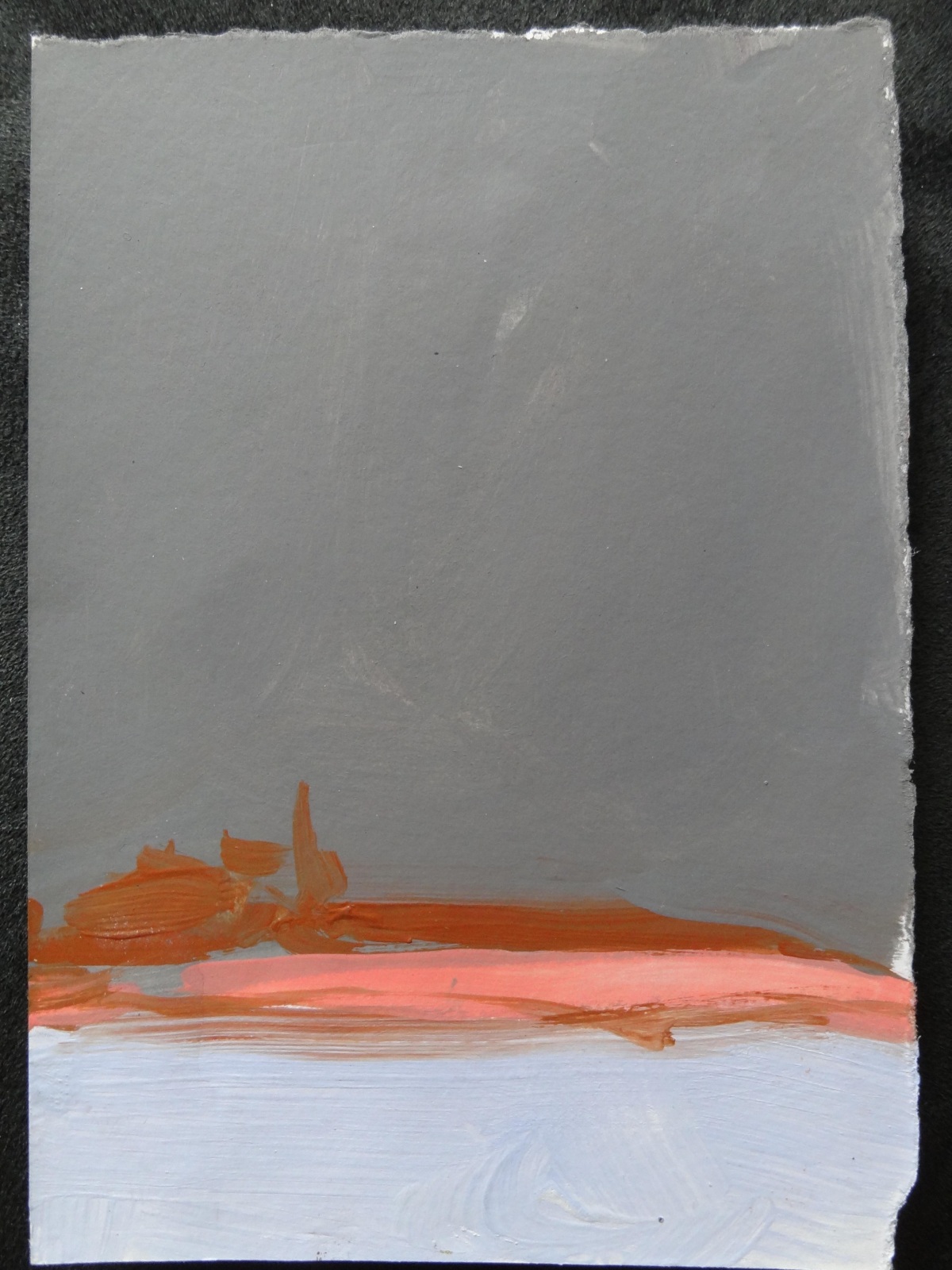 Sigrid Nienstedt - *Original Landschaft* Acryl auf Papier verkocht voor € 90!