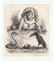 A. Paul Weber - Original-Lithographie 1977, Das Spiel beginnt, handsigniert verkocht voor € 90!