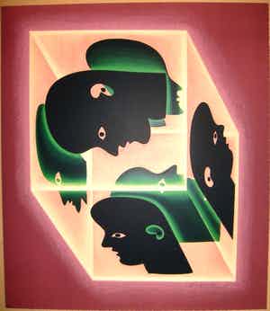 Victor Vasarely - Originale handsignierte Farbserigrafie - Auflage von nur 7 Exemplaren verkocht voor € 590!