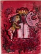 Marc Chagall - Originalfarblithographie aus: 'VITRAUX POUR JERUSALEM', 1962! verkocht voor € 220!