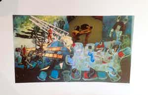 Norbert Tadeusz - O.T.(Atelierszene ),1993,handsigniert,E.A-Exemplar verkocht voor € 245!